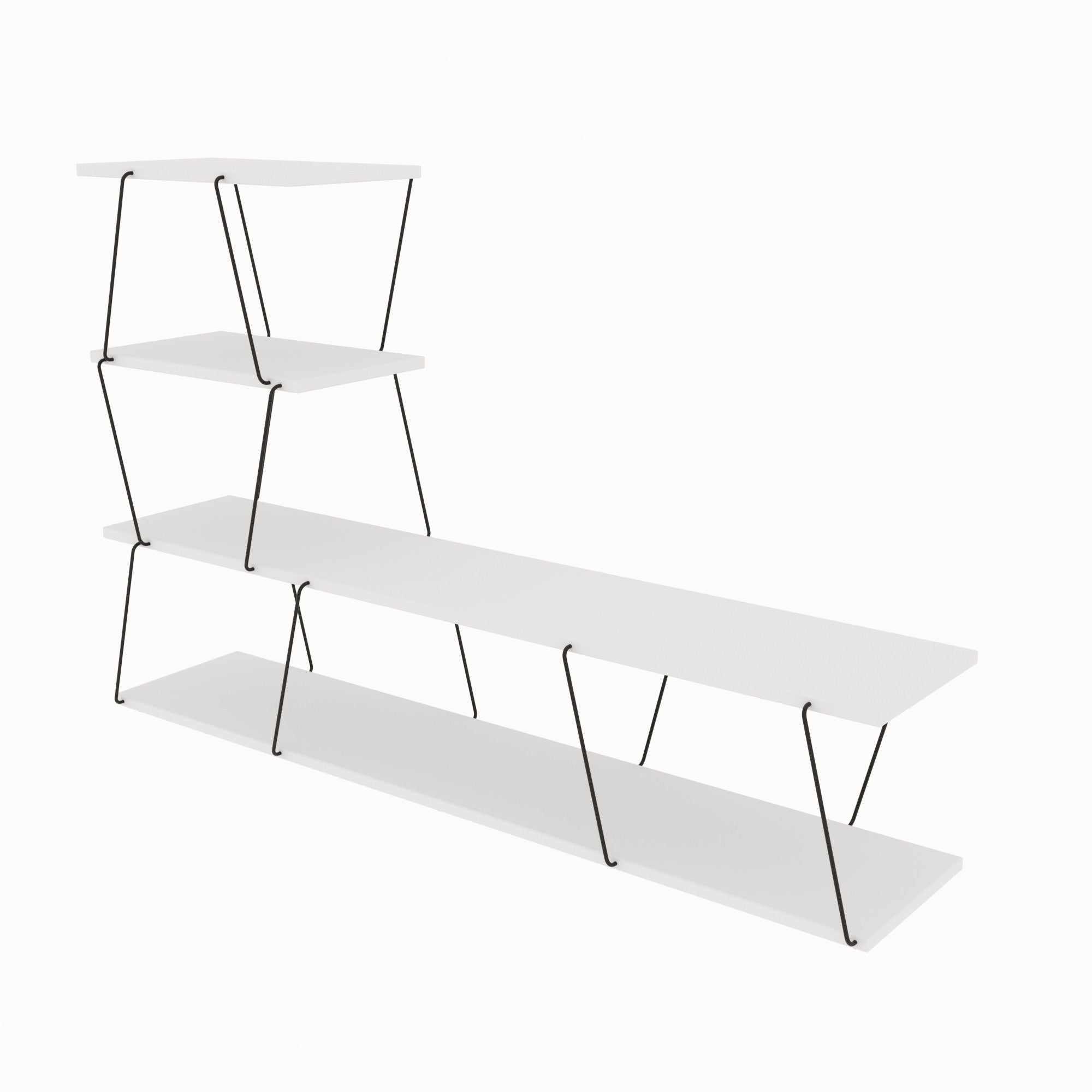 Ilgaz - White in Weiss präsentiert im Onlineshop von KAQTU Design AG. Sideboard ist von Hanah Home