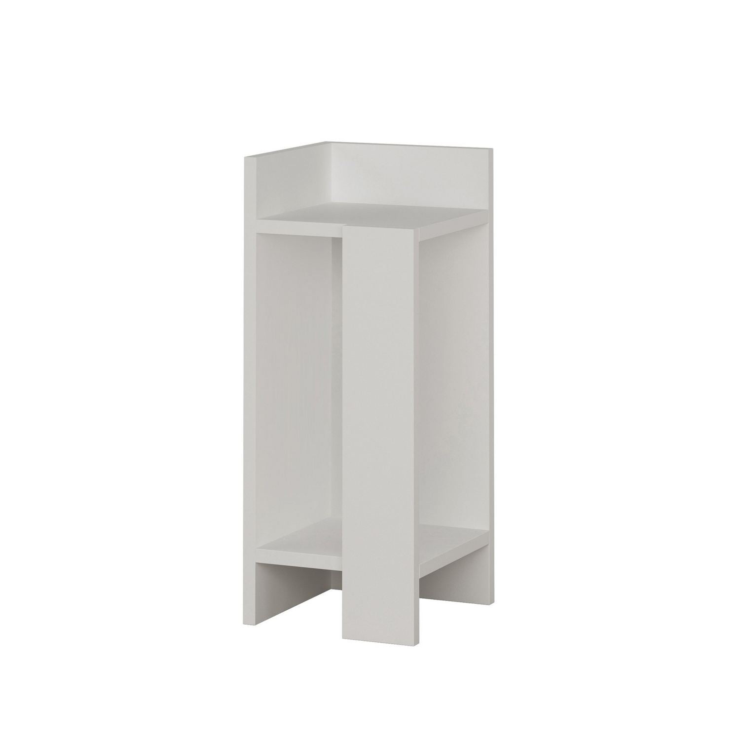 Elos left - White in Weiss präsentiert im Onlineshop von KAQTU Design AG. Nachttisch ist von Hanah Home