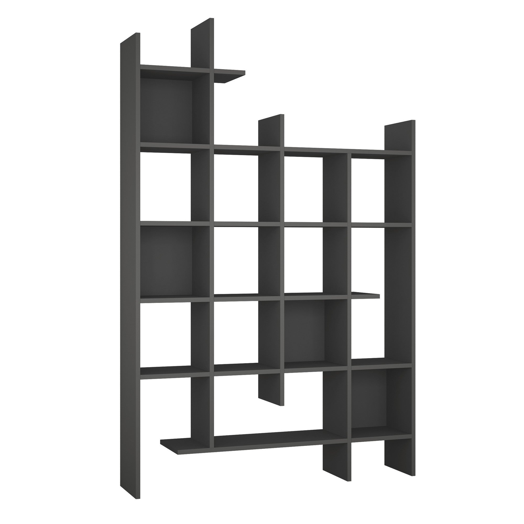 Manco - Anhracite in Anthrazit präsentiert im Onlineshop von KAQTU Design AG. Bücherregal ist von Hanah Home