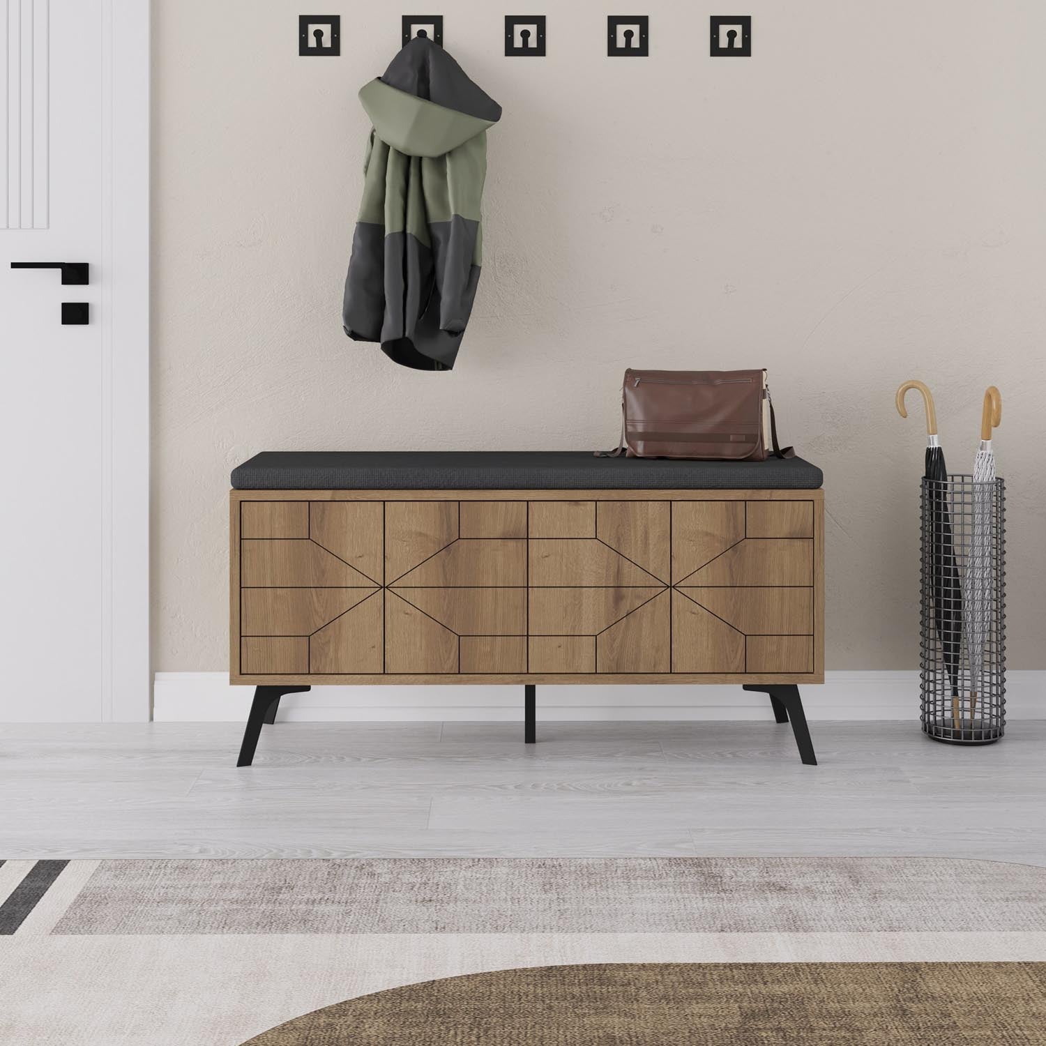 Dune Bench - Hitit in Hitit präsentiert im Onlineshop von KAQTU Design AG. Schuhschrank ist von Hanah Home