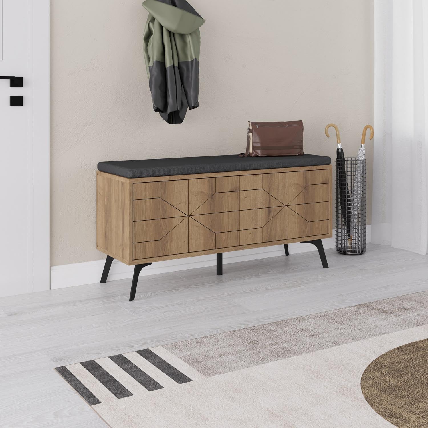 Dune Bench - Hitit in Hitit präsentiert im Onlineshop von KAQTU Design AG. Schuhschrank ist von Hanah Home