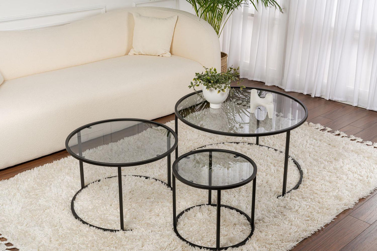 Aurum Sofatisch - Schwarz
 Grau in Schwarz
 Grau präsentiert im Onlineshop von KAQTU Design AG. Couchtisch ist von Nordure