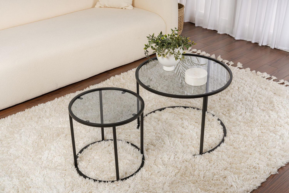 Aurum Sofatisch - Schwarz
 Grau in Schwarz
 Grau präsentiert im Onlineshop von KAQTU Design AG. Couchtisch ist von Nordure