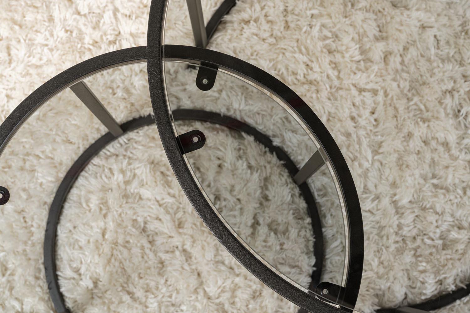 Aurum - 60, 42 - Black, Grey in Schwarz
 Grau präsentiert im Onlineshop von KAQTU Design AG. Beistelltisch ist von Nordure