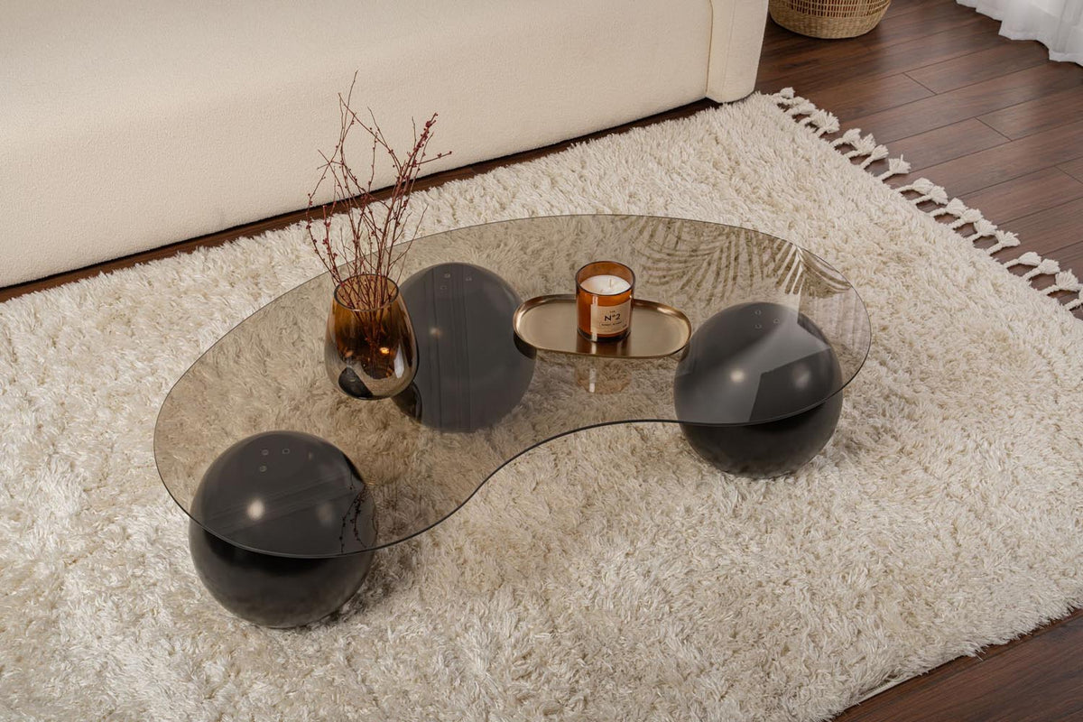 Sphere Sofatisch - Schwarz
 Bronze in Schwarz / Bronze präsentiert im Onlineshop von KAQTU Design AG. Couchtisch ist von Nordure
