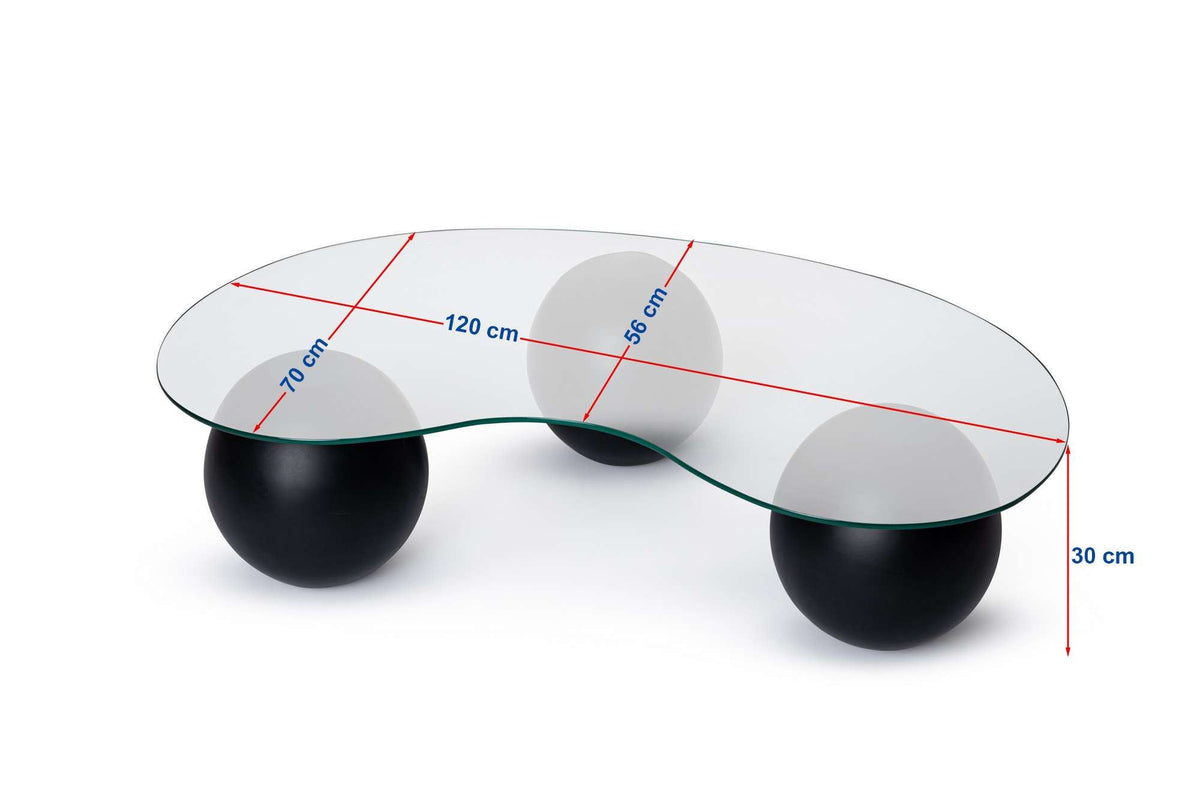 Sphere Sofatisch - Schwarz
 Bronze in Schwarz / Bronze präsentiert im Onlineshop von KAQTU Design AG. Couchtisch ist von Nordure