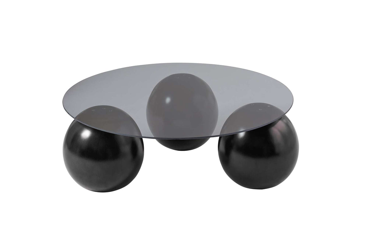 Miro Sofatisch - Schwarz
 Grau in Schwarz / Grau präsentiert im Onlineshop von KAQTU Design AG. Couchtisch ist von Nordure