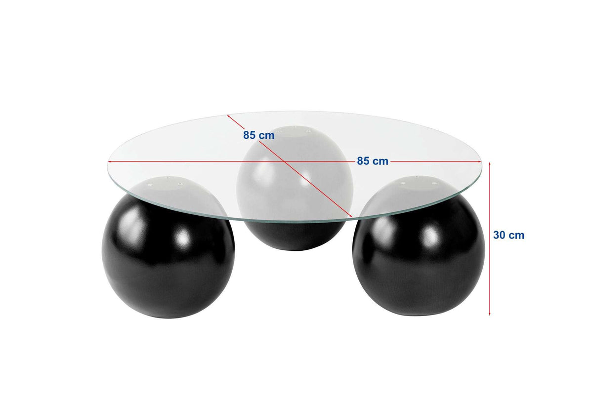 Miro Sofatisch - Schwarz
 Grau in Schwarz / Grau präsentiert im Onlineshop von KAQTU Design AG. Couchtisch ist von Nordure