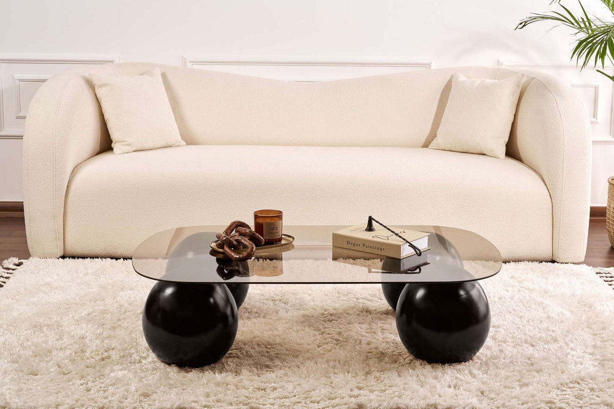 Evara Sofatisch - Schwarz
 Bronze in Schwarz / Bronze präsentiert im Onlineshop von KAQTU Design AG. Couchtisch ist von Nordure