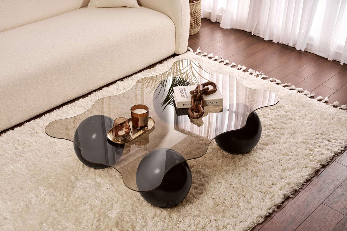 Noxa Sofatisch - Schwarz
 Bronze in Schwarz / Bronze präsentiert im Onlineshop von KAQTU Design AG. Couchtisch ist von Nordure