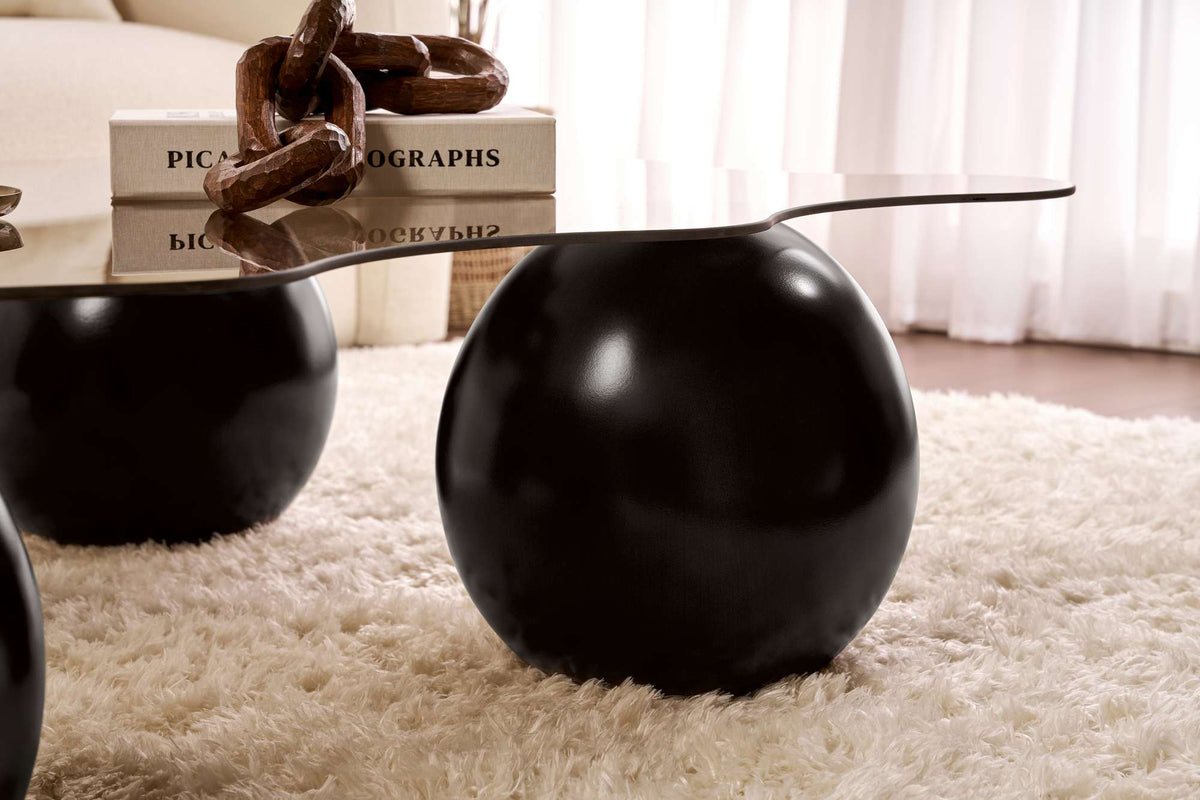 Noxa Sofatisch - Schwarz
 Bronze in Schwarz / Bronze präsentiert im Onlineshop von KAQTU Design AG. Couchtisch ist von Nordure