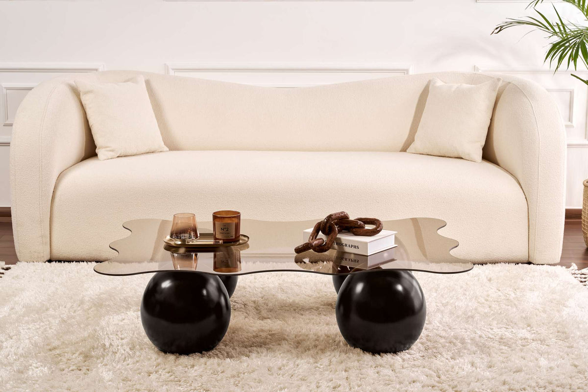 Noxa Sofatisch - Schwarz
 Bronze in Schwarz / Bronze präsentiert im Onlineshop von KAQTU Design AG. Couchtisch ist von Nordure