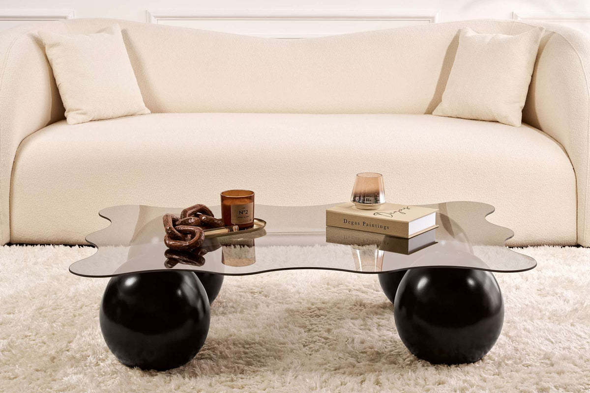 Noxa Sofatisch - Schwarz
 Grau in Schwarz / Grau präsentiert im Onlineshop von KAQTU Design AG. Couchtisch ist von Nordure