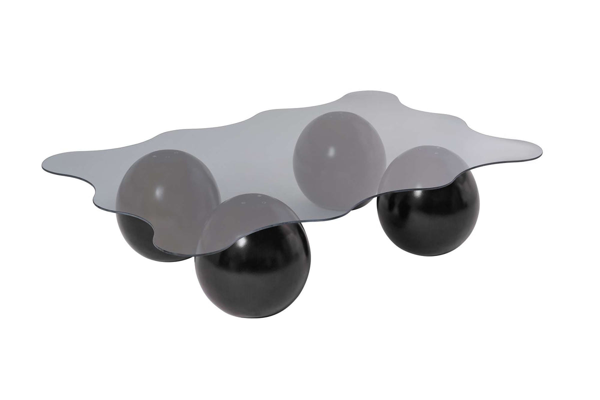 Noxa Sofatisch - Schwarz
 Grau in Schwarz / Grau präsentiert im Onlineshop von KAQTU Design AG. Couchtisch ist von Nordure