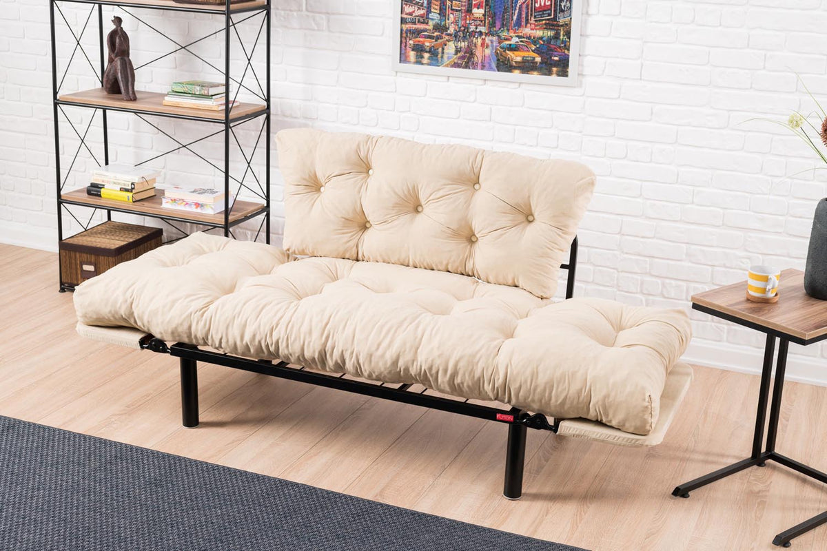 Nitta Bettsofa - Sahne in Sahne präsentiert im Onlineshop von KAQTU Design AG. Bettsofa ist von Atelier Del Sofa