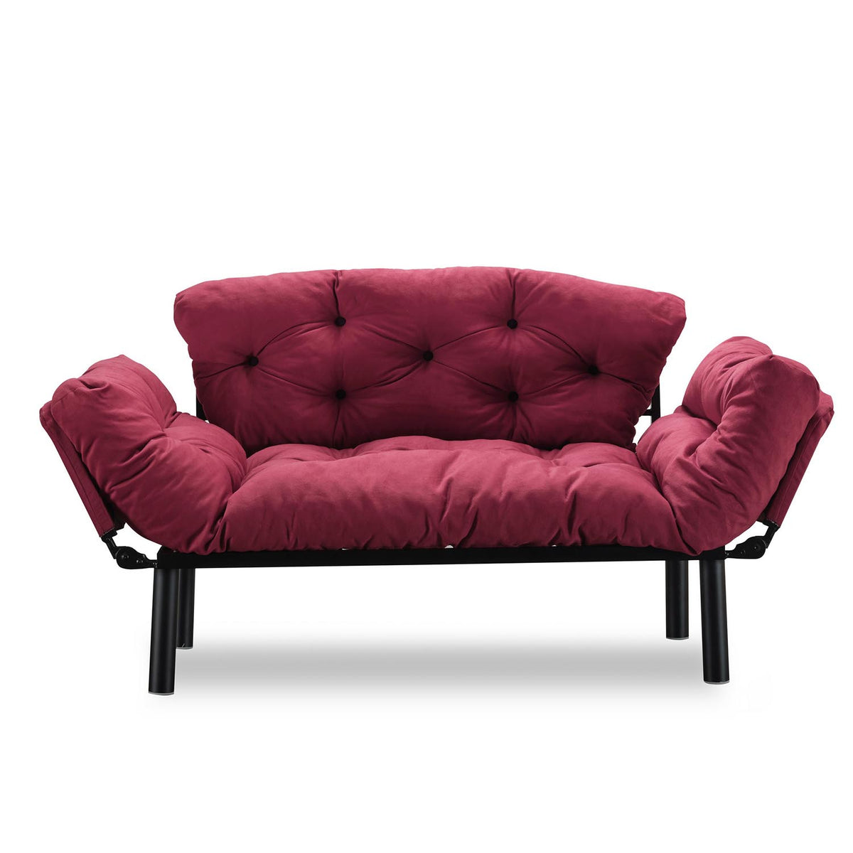 Nitta Bettsofa - Maroons in Maroons präsentiert im Onlineshop von KAQTU Design AG. Bettsofa ist von Atelier Del Sofa