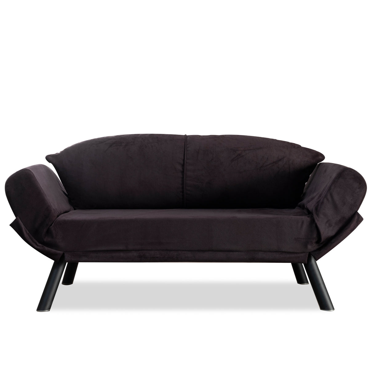 Genzo Bettsofa - Schwarz in Schwarz präsentiert im Onlineshop von KAQTU Design AG. Bettsofa ist von Atelier Del Sofa