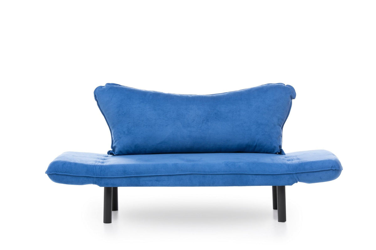 Chatto Bettsofa - Blau in Blau präsentiert im Onlineshop von KAQTU Design AG. Bettsofa ist von Atelier Del Sofa
