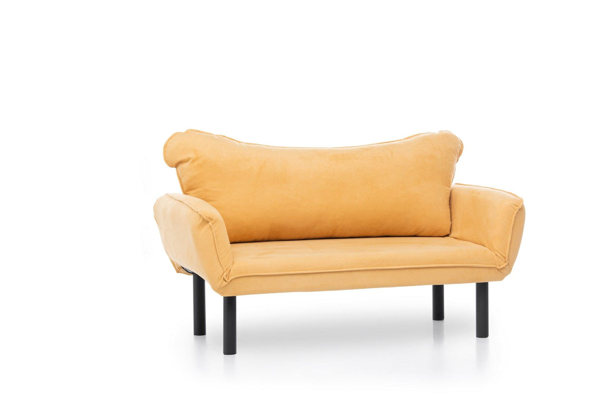 Chatto Bettsofa - Senf in Senf präsentiert im Onlineshop von KAQTU Design AG. Bettsofa ist von Atelier Del Sofa
