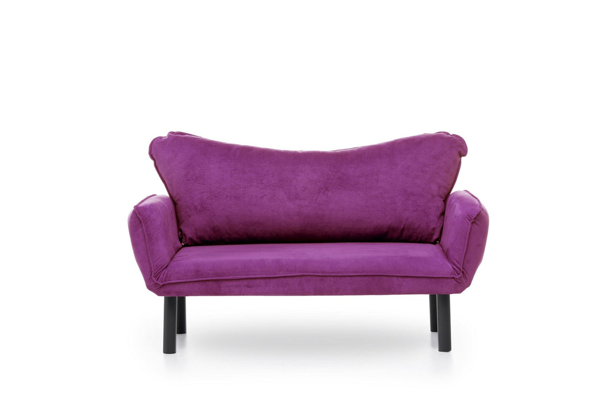 Chatto Bettsofa - Lila in Lila präsentiert im Onlineshop von KAQTU Design AG. Bettsofa ist von Atelier Del Sofa