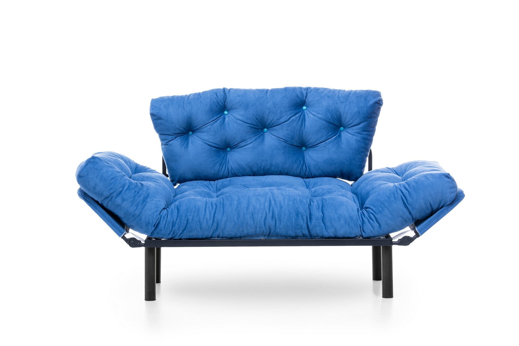 Nitta - Blue in Blau präsentiert im Onlineshop von KAQTU Design AG. Bettsofa ist von Atelier Del Sofa