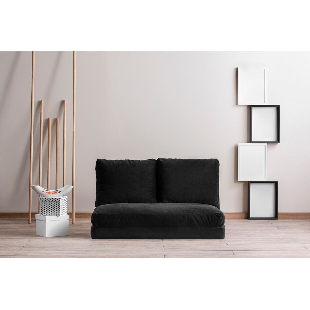 Taida - Black in Schwarz präsentiert im Onlineshop von KAQTU Design AG. Bettsofa ist von Atelier Del Sofa