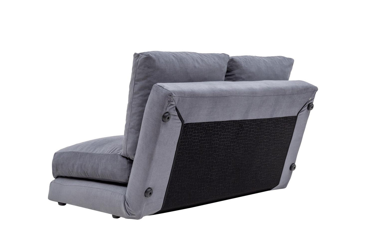 Taida Bettsofa - Grau in Grau präsentiert im Onlineshop von KAQTU Design AG. Bettsofa ist von Atelier Del Sofa