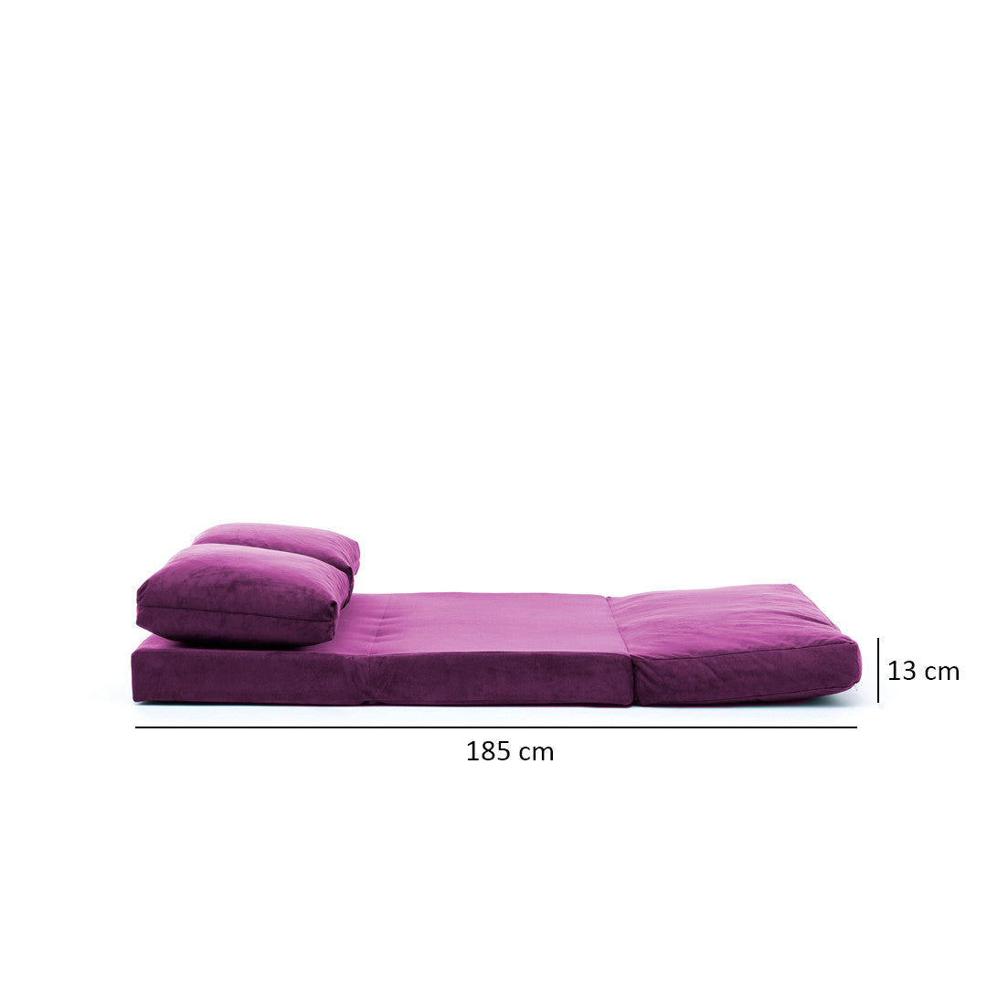 Taida Bettsofa - Lila in Lila präsentiert im Onlineshop von KAQTU Design AG. Bettsofa ist von Atelier Del Sofa