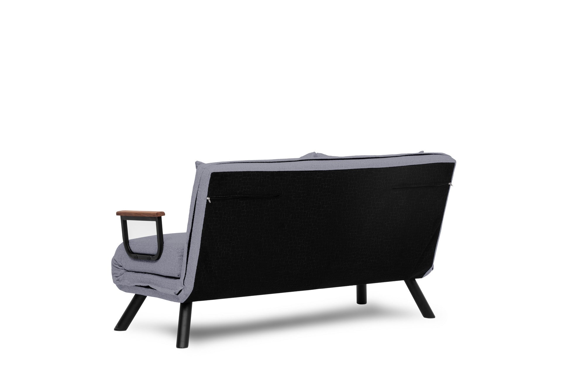 Sando 2-Seater - Grey in Grau präsentiert im Onlineshop von KAQTU Design AG. Bettsofa ist von Atelier Del Sofa