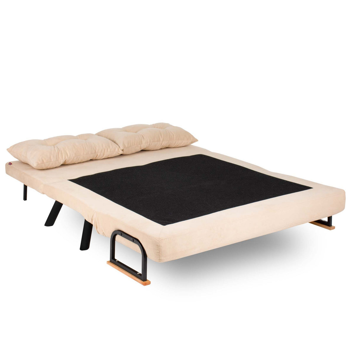Sando 2 Bettsofa - Sahne in Sahne präsentiert im Onlineshop von KAQTU Design AG. Bettsofa ist von Atelier Del Sofa