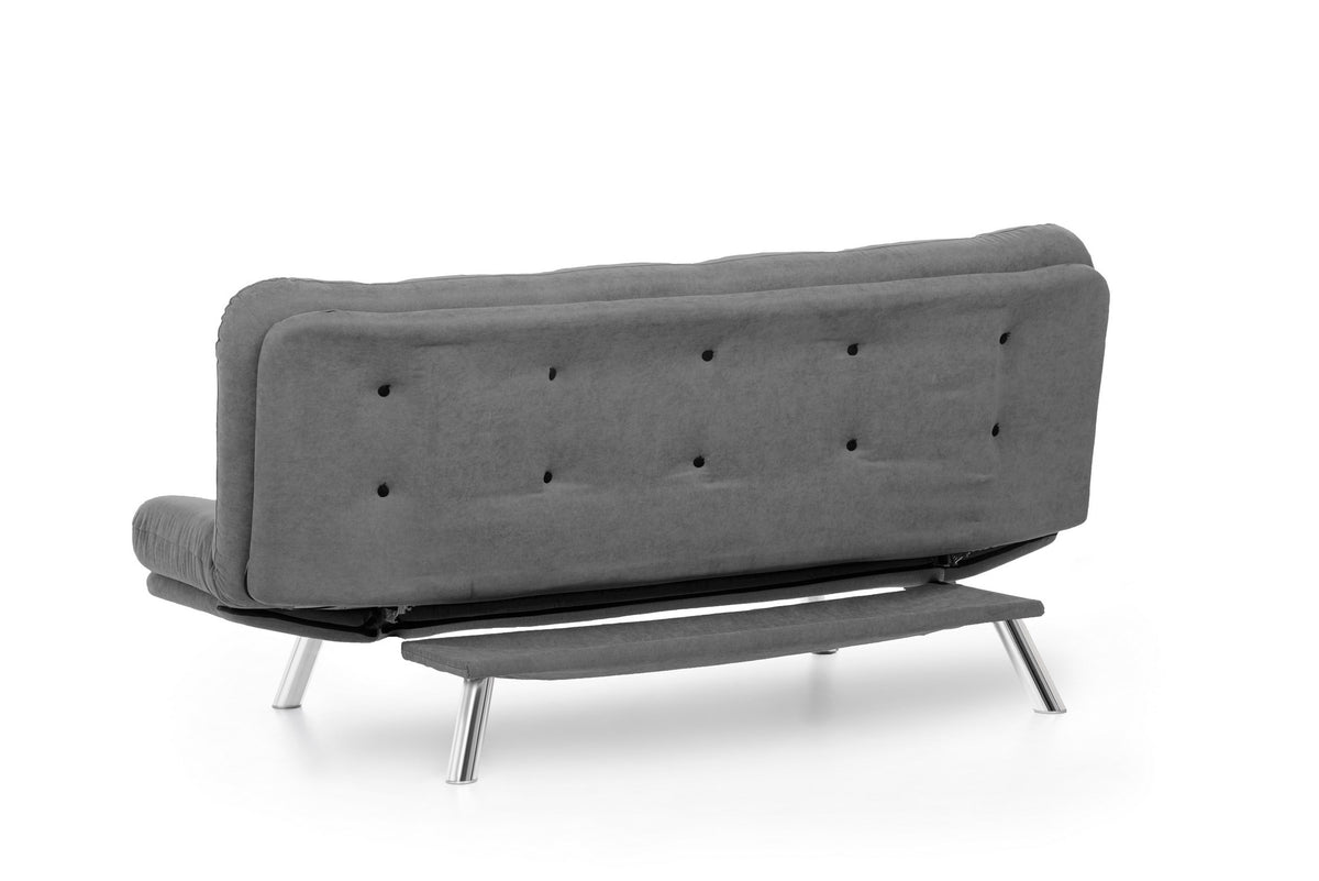 Misa Sofabed Bettsofa - Grau in Grau präsentiert im Onlineshop von KAQTU Design AG. Bettsofa ist von Atelier Del Sofa