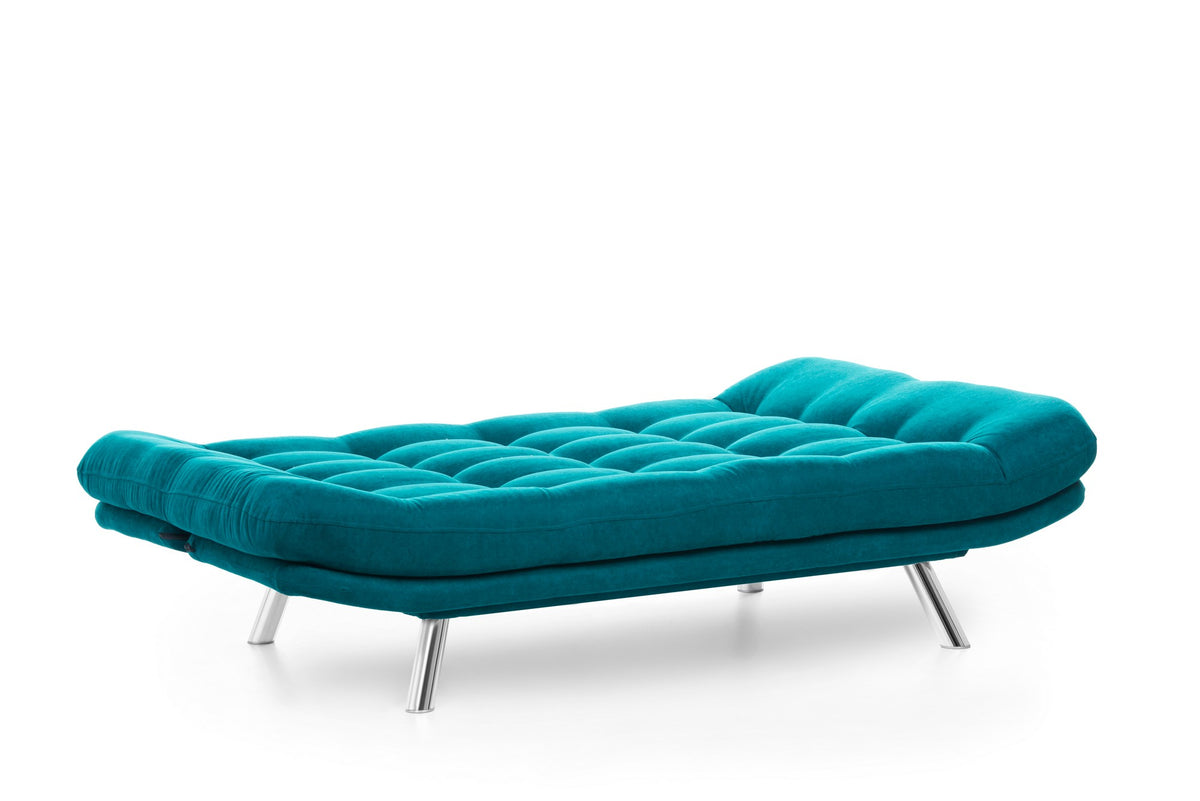 Misa Sofabed Bettsofa - Petrolgrün in Petrolgrün präsentiert im Onlineshop von KAQTU Design AG. Bettsofa ist von Atelier Del Sofa