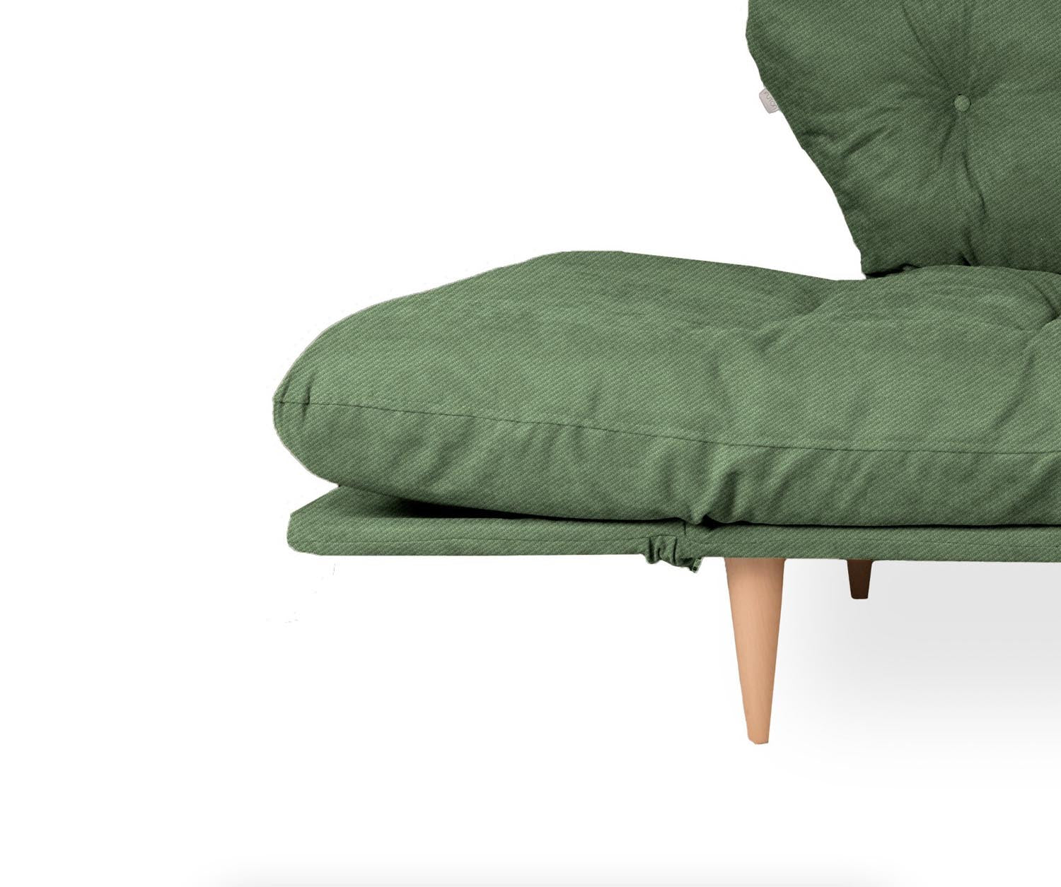 Nina Daybed - Green GR106 in Grün präsentiert im Onlineshop von KAQTU Design AG. Bettsofa ist von Atelier Del Sofa