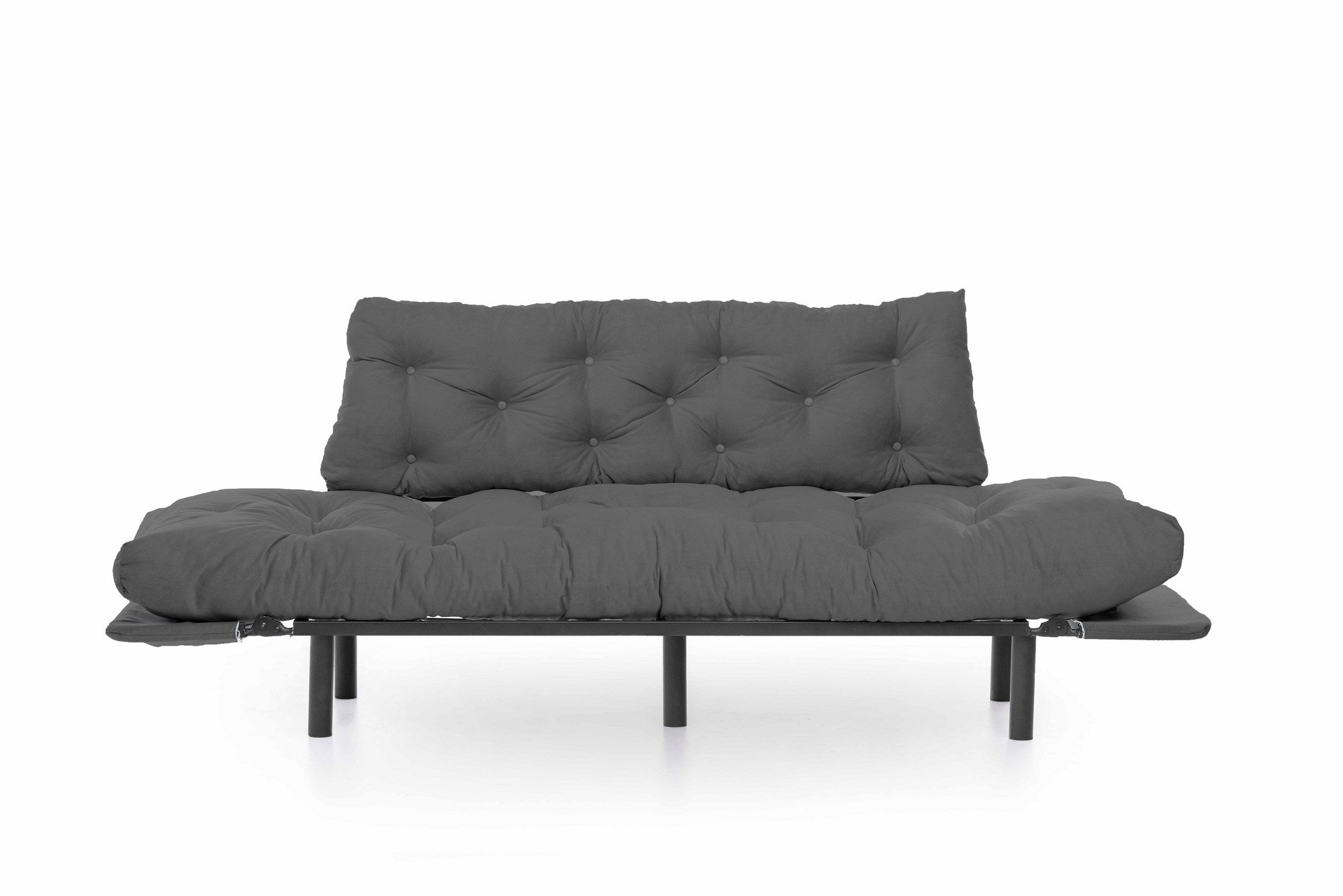 Nitta Triple - Grey in Grau präsentiert im Onlineshop von KAQTU Design AG. Bettsofa ist von Atelier Del Sofa
