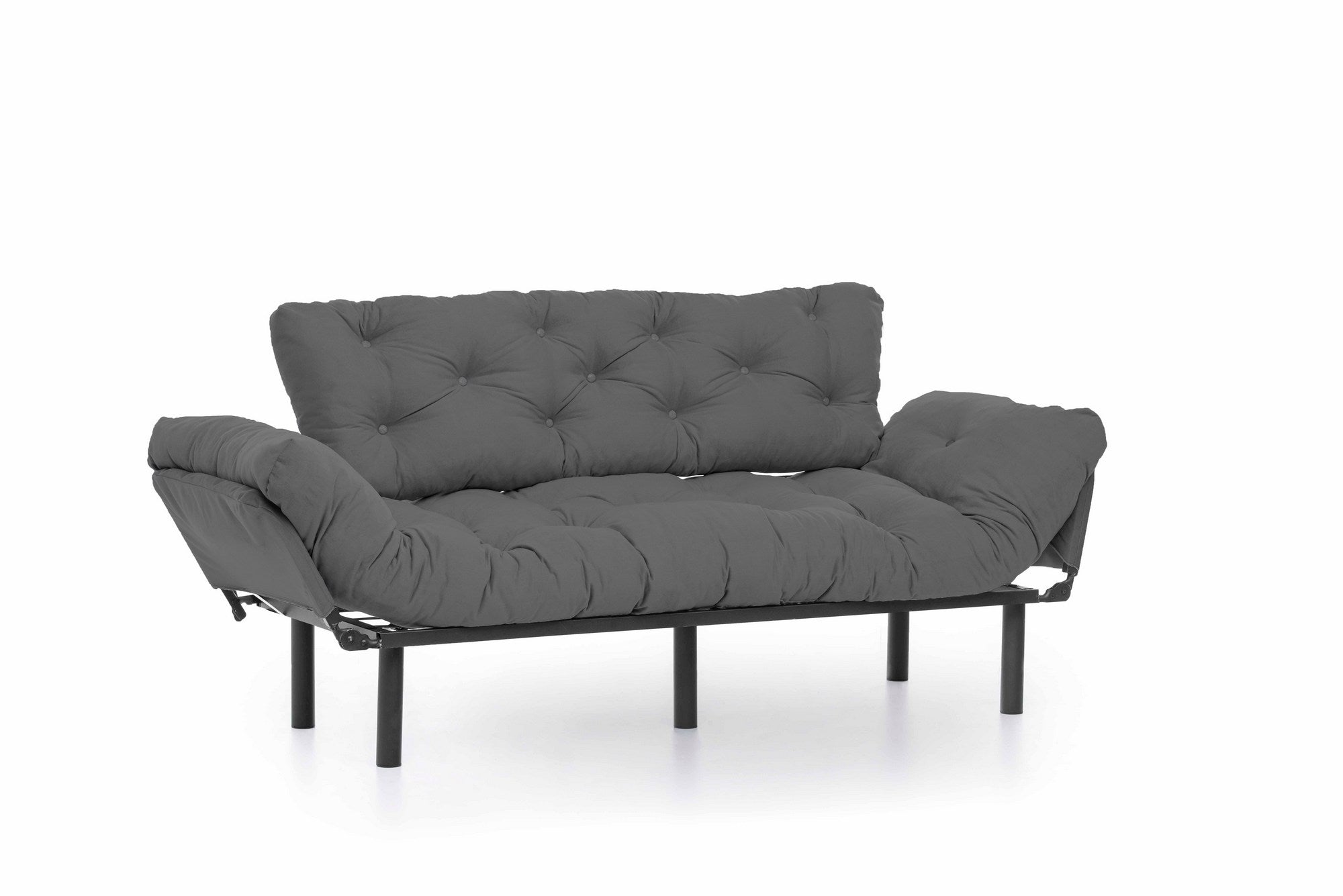 Nitta Triple - Grey in Grau präsentiert im Onlineshop von KAQTU Design AG. Bettsofa ist von Atelier Del Sofa