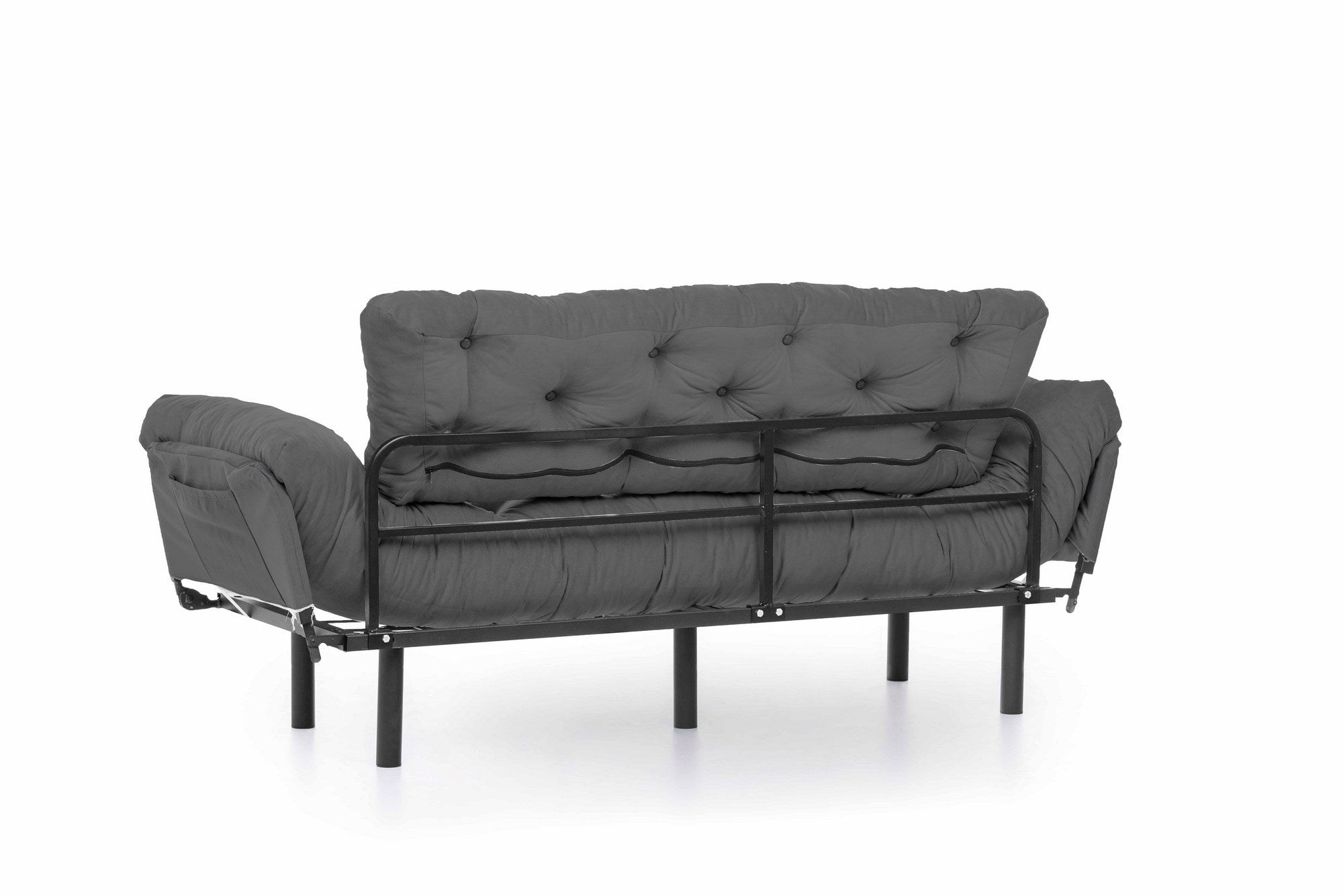 Nitta Triple - Grey in Grau präsentiert im Onlineshop von KAQTU Design AG. Bettsofa ist von Atelier Del Sofa