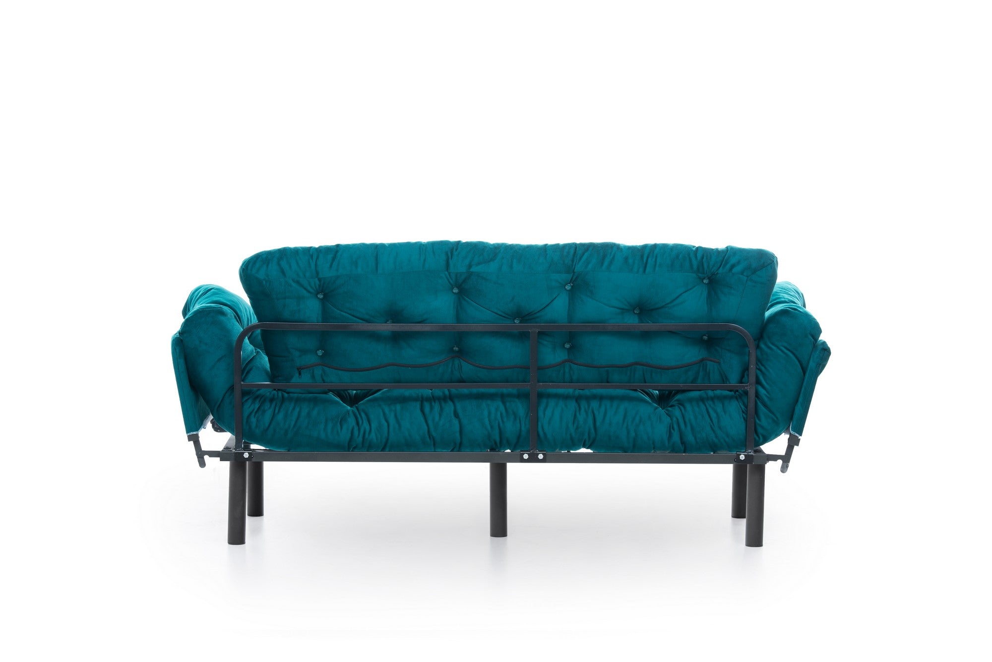 Nitta Triple - Petrol Green in Petrolgrün präsentiert im Onlineshop von KAQTU Design AG. Bettsofa ist von Atelier Del Sofa