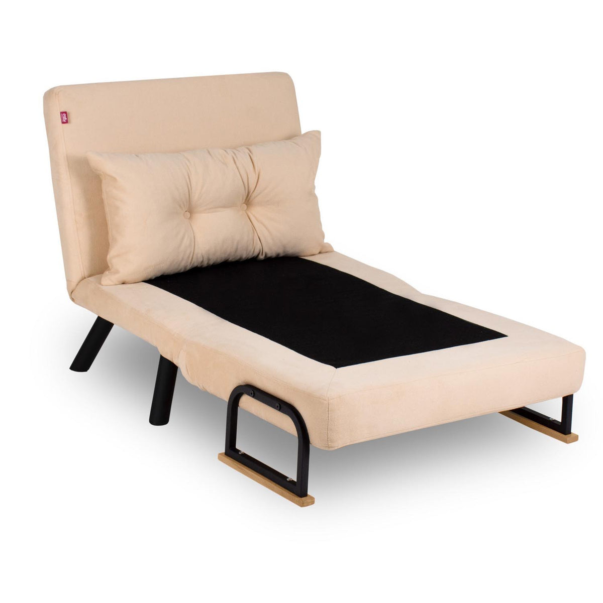 Sando Single Bettsofa - Sahne in Sahne präsentiert im Onlineshop von KAQTU Design AG. Bettsessel ist von Atelier Del Sofa