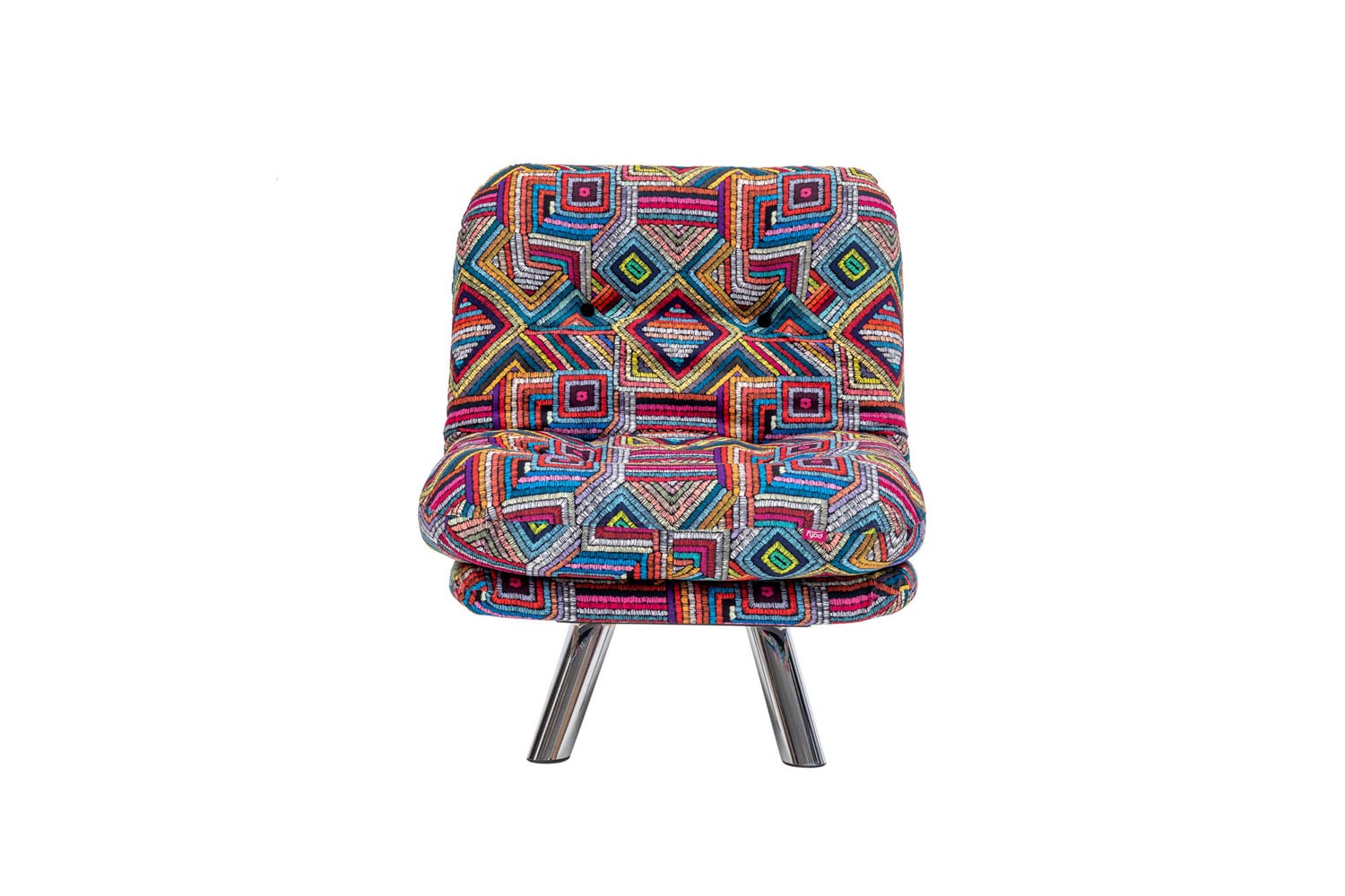 Misa Small Solo - Patchwork in Mehrfarbig präsentiert im Onlineshop von KAQTU Design AG. Bettsofa ist von Atelier Del Sofa