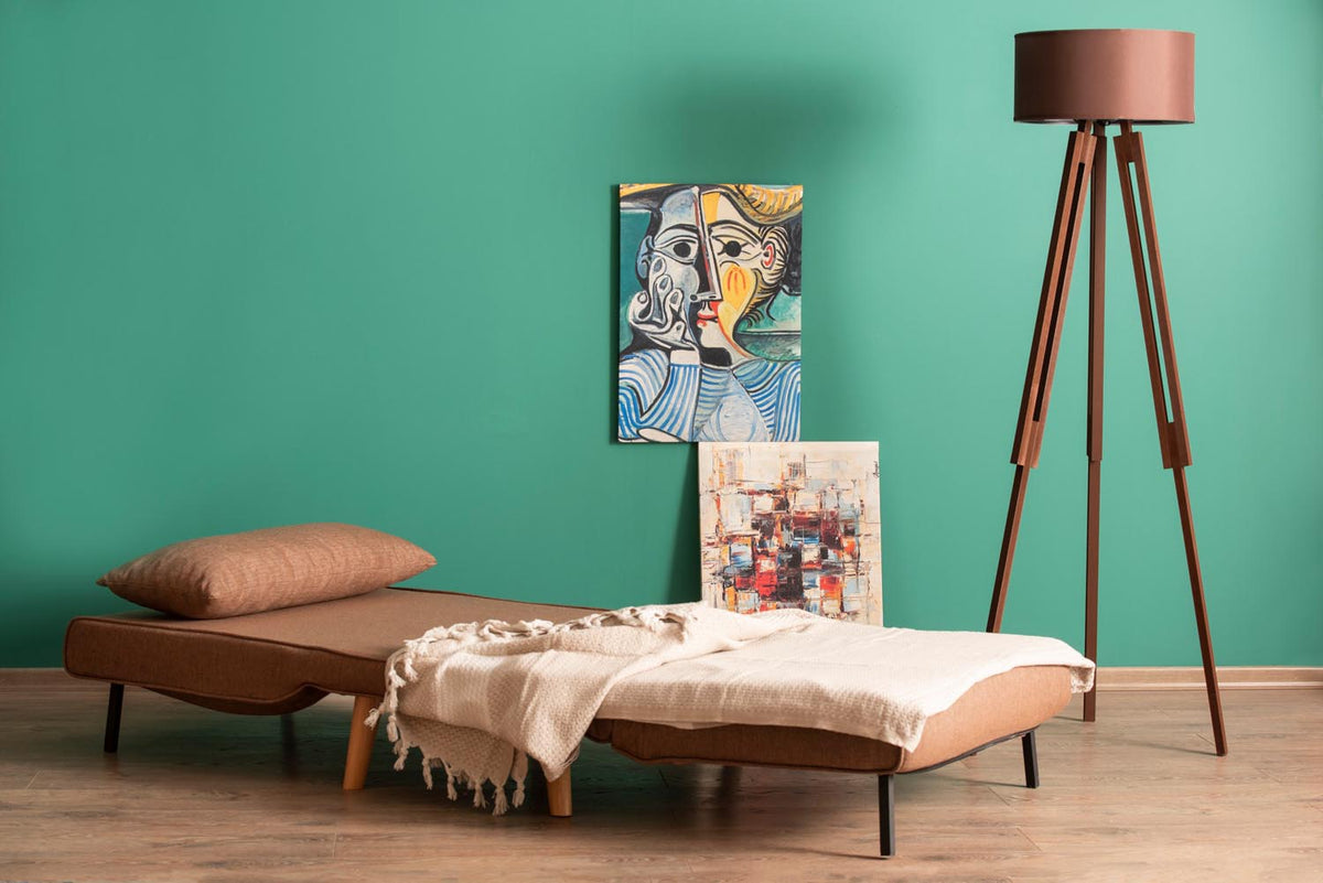 Folde Single Bettsofa - Braun in Braun präsentiert im Onlineshop von KAQTU Design AG. Bettsessel ist von Atelier Del Sofa