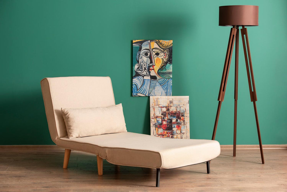 Folde Single Bettsofa - Sahne in Sahne präsentiert im Onlineshop von KAQTU Design AG. Bettsessel ist von Atelier Del Sofa