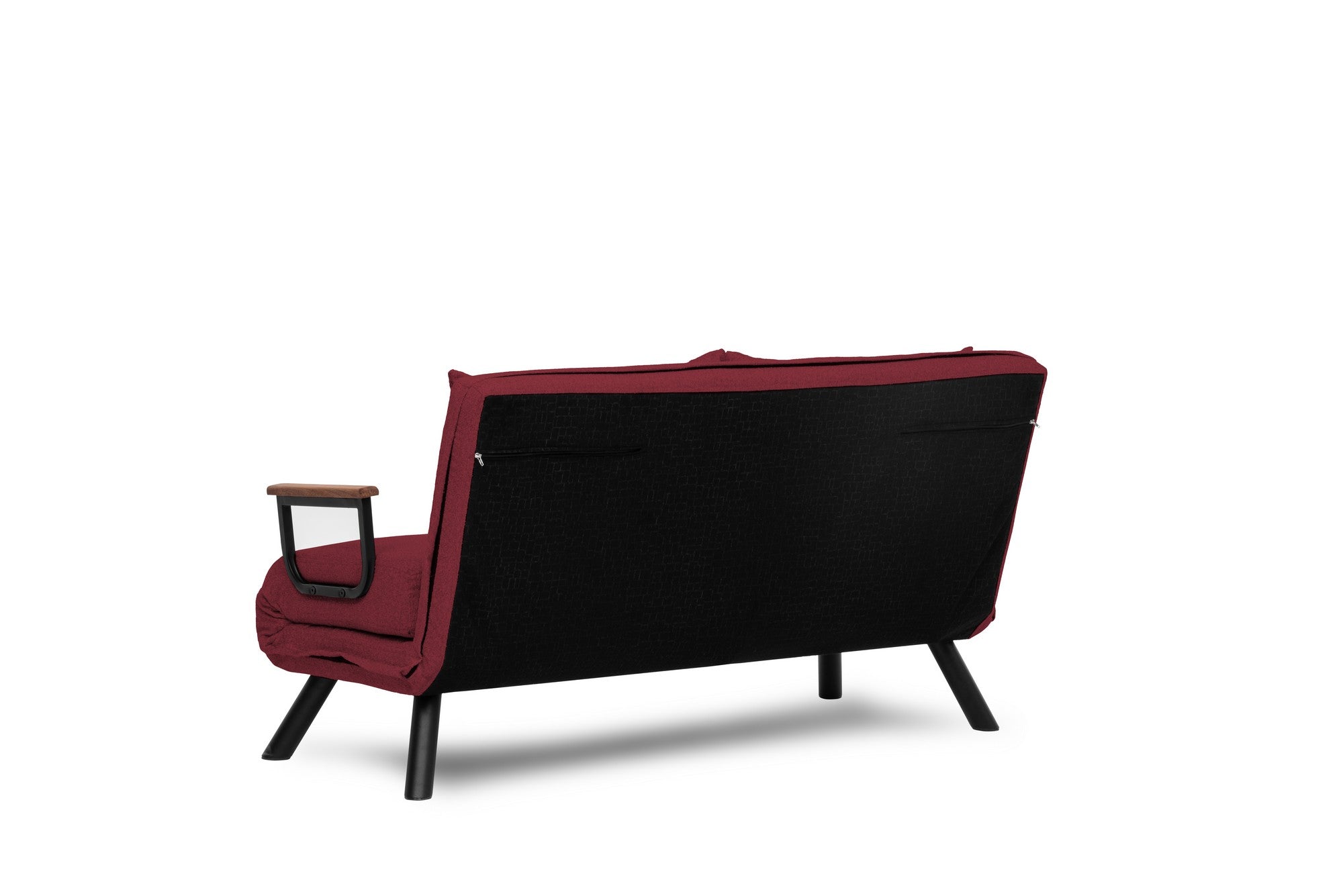 Sando 2-Seater - Maroon in Maroons präsentiert im Onlineshop von KAQTU Design AG. Bettsofa ist von Atelier Del Sofa