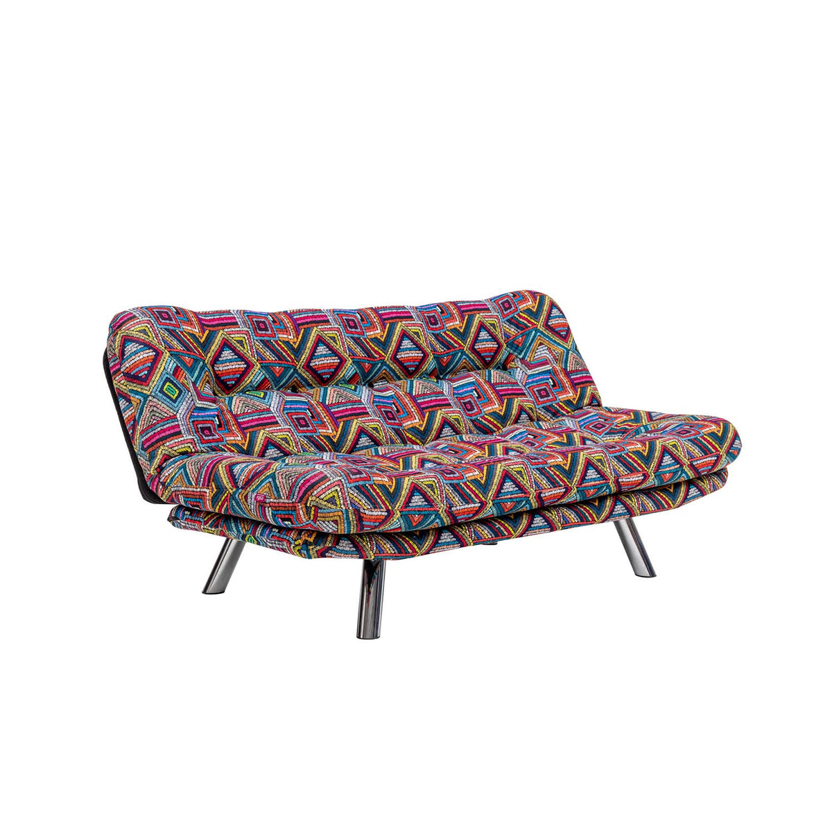 Misa Small Sofabed Bettsofa - Mehrfarbig in Mehrfarbig präsentiert im Onlineshop von KAQTU Design AG. Bettsofa ist von Atelier Del Sofa
