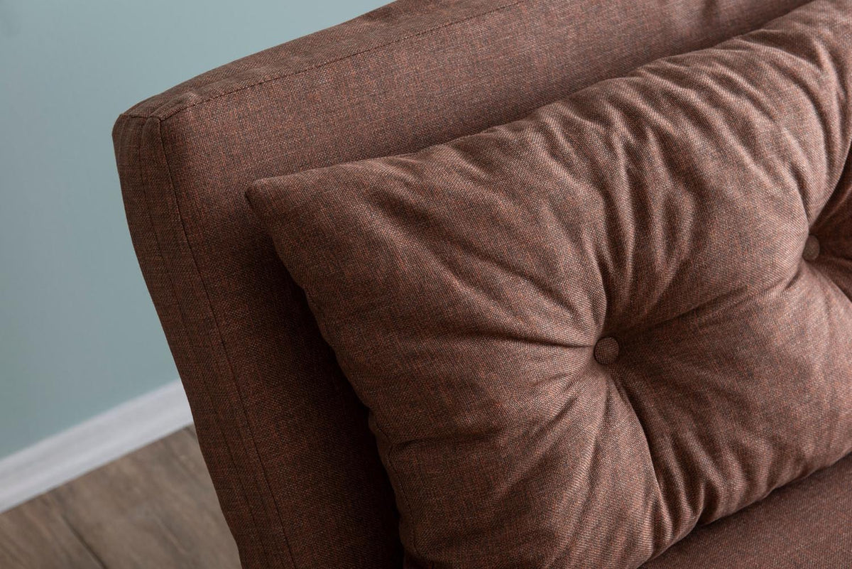 Sando 2 Bettsofa - Hellbraun in Hellbraun präsentiert im Onlineshop von KAQTU Design AG. Bettsofa ist von Atelier Del Sofa