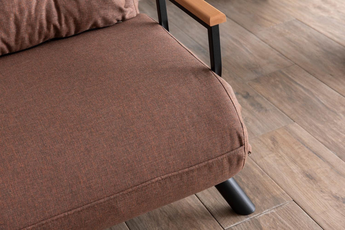 Sando 2 Bettsofa - Hellbraun in Hellbraun präsentiert im Onlineshop von KAQTU Design AG. Bettsofa ist von Atelier Del Sofa