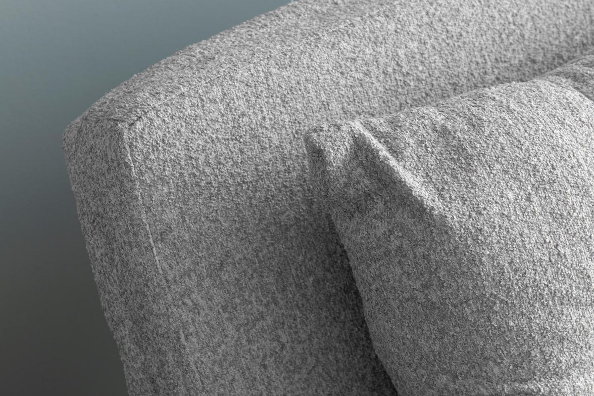 Folde Single Bettsofa - Grau in Grau präsentiert im Onlineshop von KAQTU Design AG. Bettsessel ist von Atelier Del Sofa