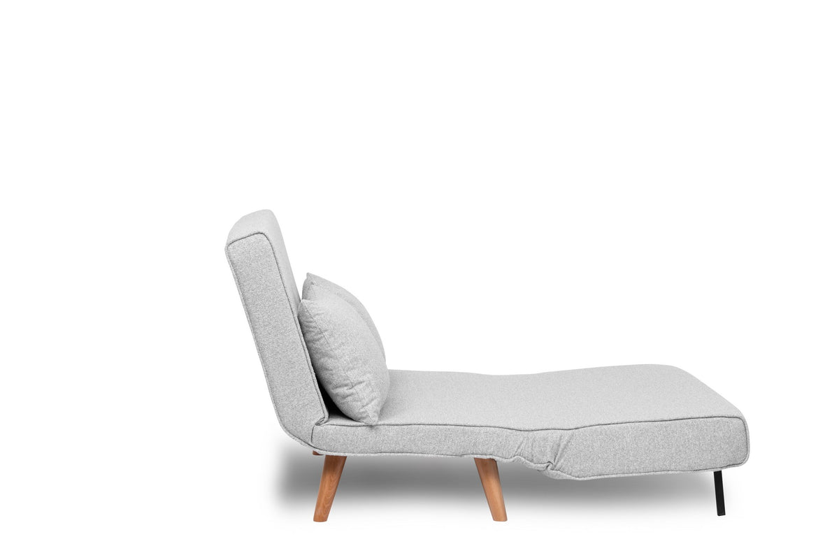 Folde 2 Bettsofa - Grau in Grau präsentiert im Onlineshop von KAQTU Design AG. Bettsofa ist von Atelier Del Sofa