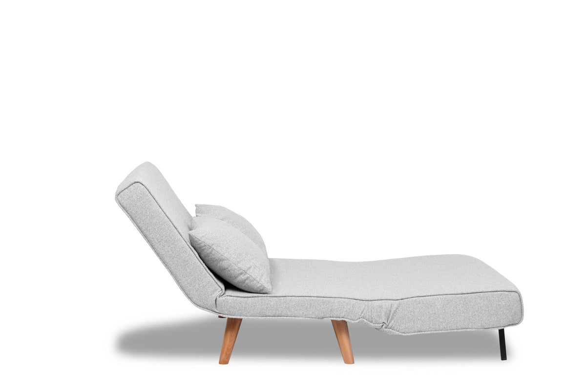 Folde 2 Bettsofa - Grau in Grau präsentiert im Onlineshop von KAQTU Design AG. Bettsofa ist von Atelier Del Sofa