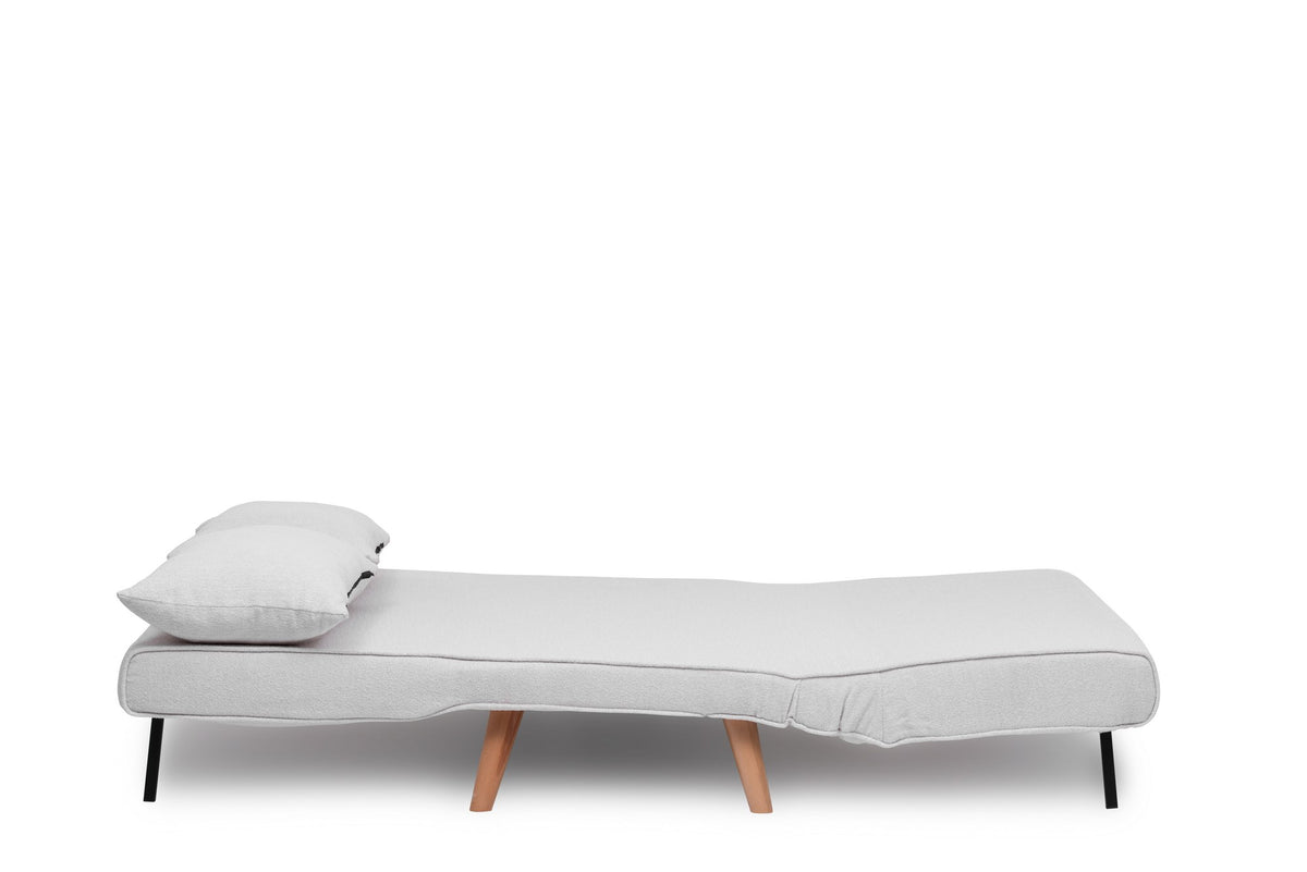 Folde 2 Bettsofa - Weiss in Weiss präsentiert im Onlineshop von KAQTU Design AG. Bettsofa ist von Atelier Del Sofa