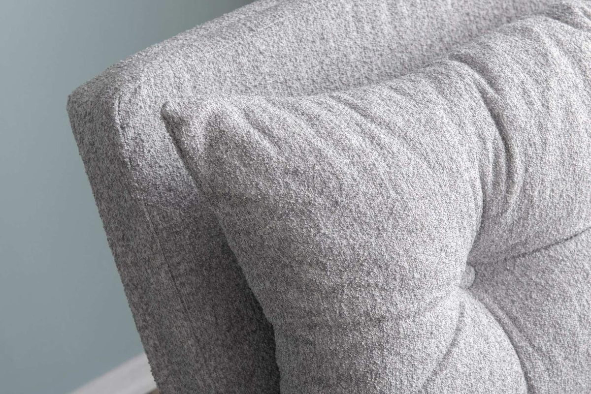 Sando Single Bettsofa - Grau in Grau präsentiert im Onlineshop von KAQTU Design AG. Bettsessel ist von Atelier Del Sofa
